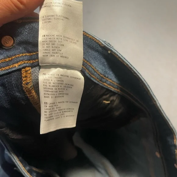 Miss Me Blue Straight Leg Jeans with Embroidered Fleur-de-Lis - Picture 9 of 13